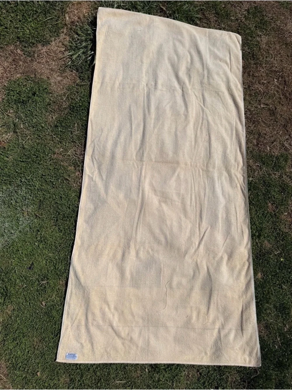 vintage VOGUE beach towel by Martex Label